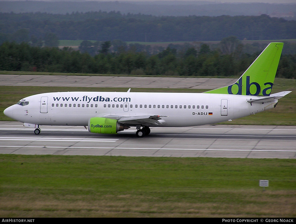 Aircraft Photo of D-ADIJ | Boeing 737-3M8 | DBA - Deutsche BA | AirHistory.net #247334