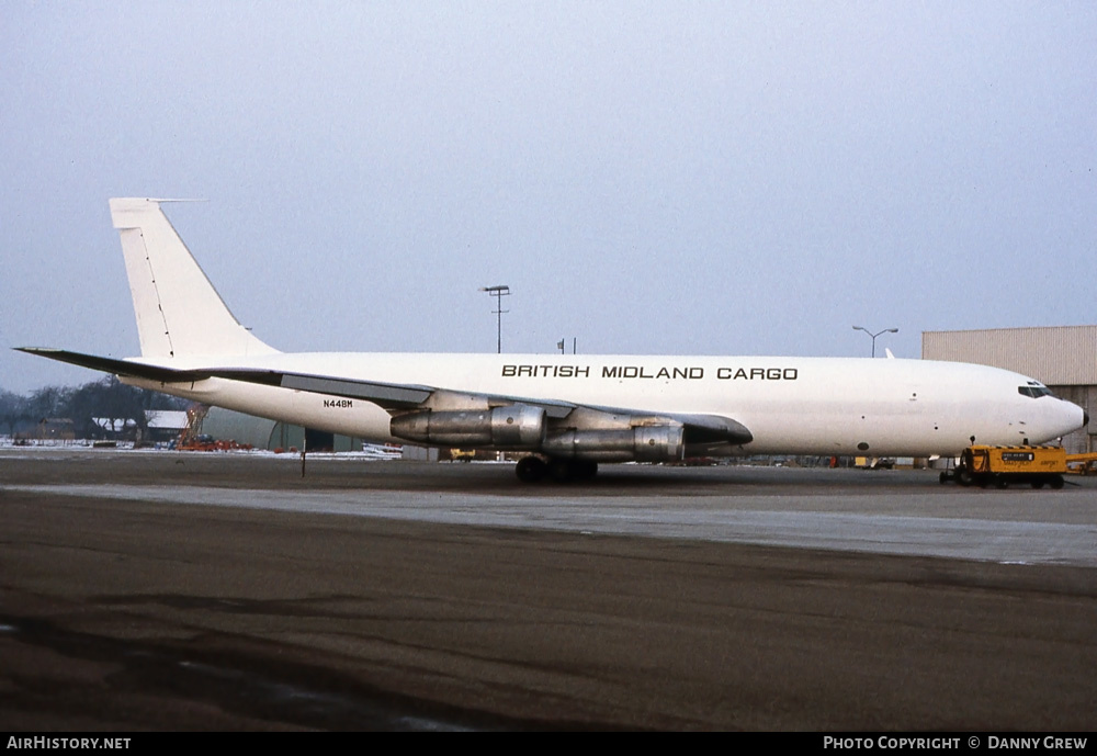 Aircraft Photo of N448M | Boeing 707-321C | British Midland Airways - BMA Cargo | AirHistory.net #247338