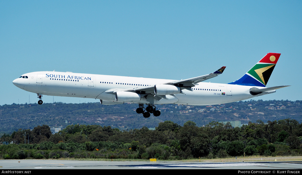 Aircraft Photo of ZS-SXF | Airbus A340-313 | South African Airways | AirHistory.net #247341