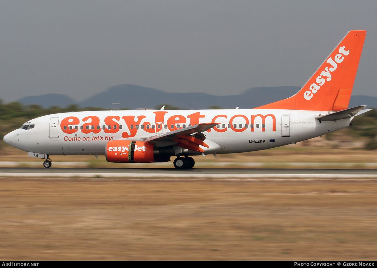 Aircraft Photo of G-EZKA | Boeing 737-73V | EasyJet | AirHistory.net #247350