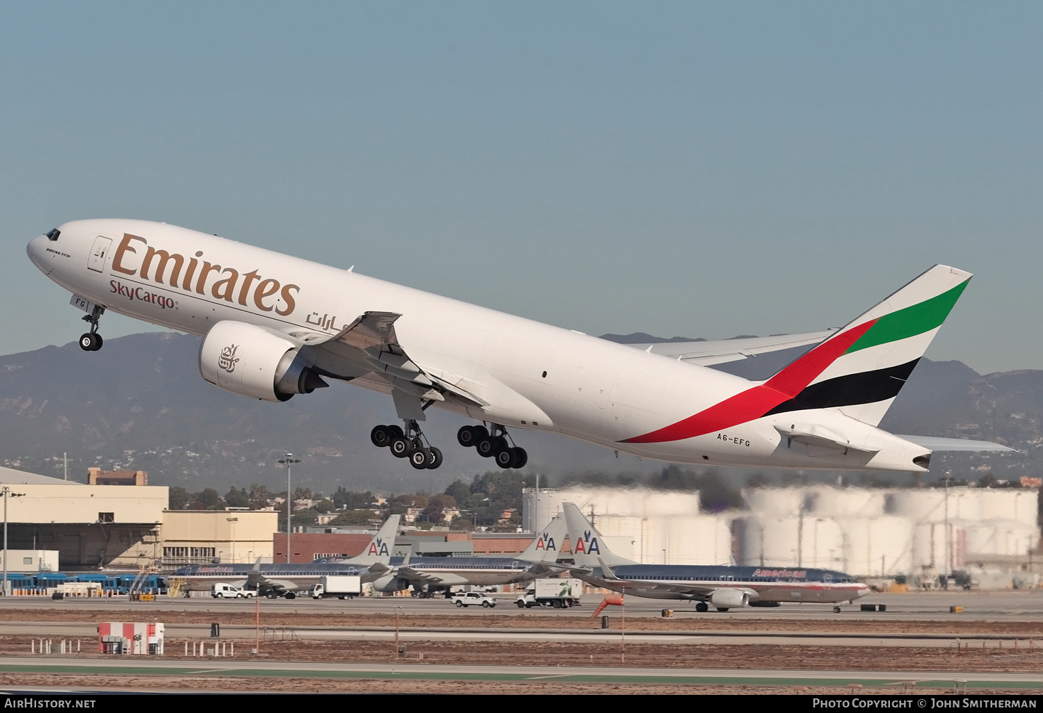 Aircraft Photo of A6-EFG | Boeing 777-F1H | Emirates SkyCargo | AirHistory.net #247352