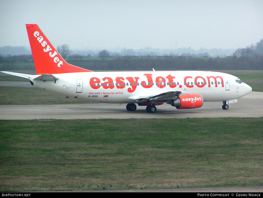 Aircraft Photo of G-IGOL | Boeing 737-36N | EasyJet | AirHistory.net #247379