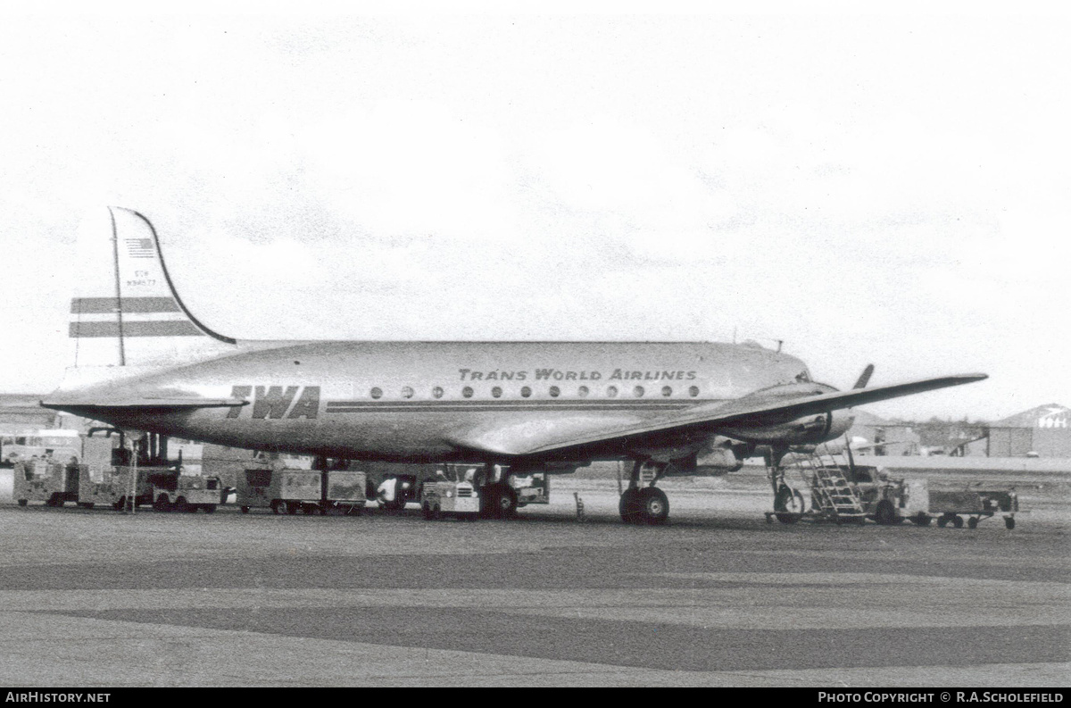 Aircraft Photo of N34577 | Douglas C-54B Skymaster | Trans World Airlines - TWA | AirHistory.net #247383