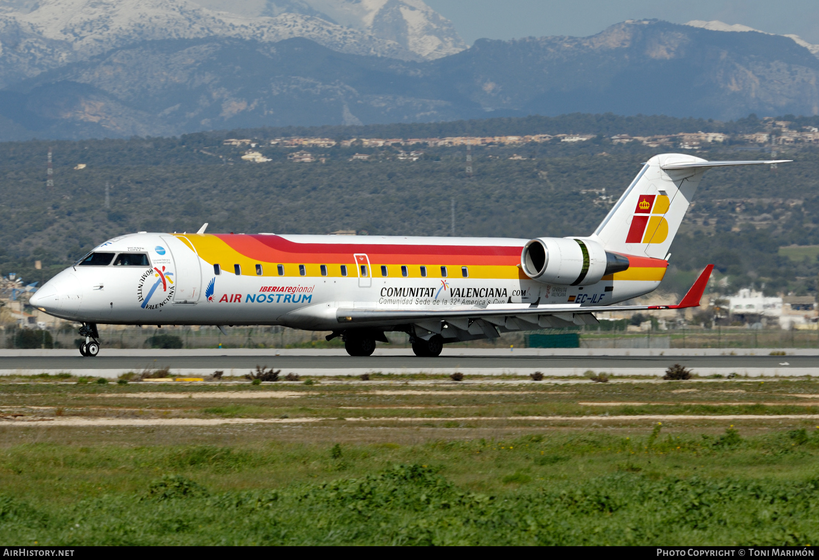Aircraft Photo of EC-ILF | Bombardier CRJ-200 (CL-600-2B19) | Iberia Regional | AirHistory.net #247384