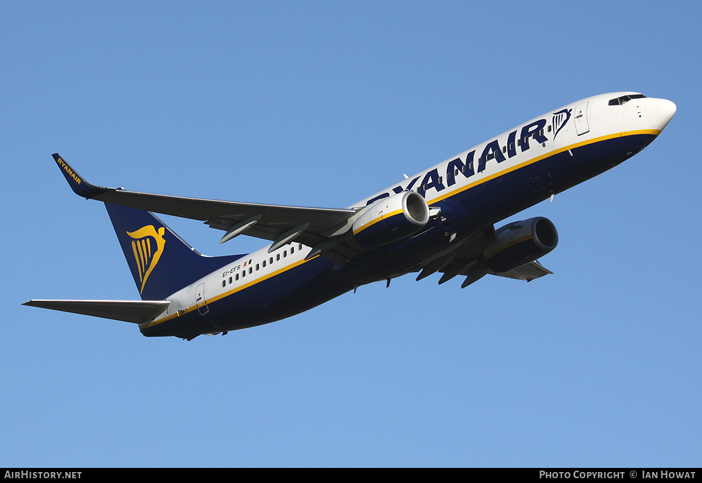 Aircraft Photo of EI-EFS | Boeing 737-8AS | Ryanair | AirHistory.net #247386