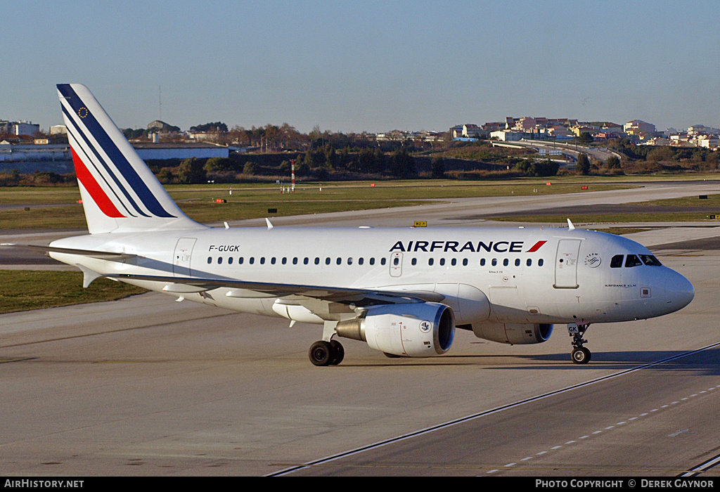 Aircraft Photo of F-GUGK | Airbus A318-111 | Air France | AirHistory.net #247393