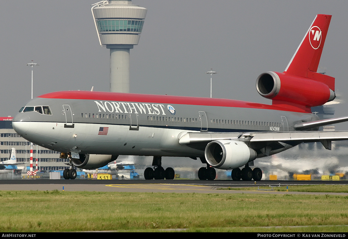 Aircraft Photo of N243NW | McDonnell Douglas DC-10-30(ER) | Northwest Airlines | AirHistory.net #247405