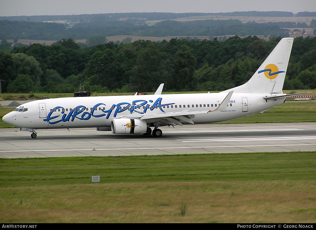 Aircraft Photo of 5B-DBX | Boeing 737-8Q8 | Eurocypria Airlines | AirHistory.net #247440