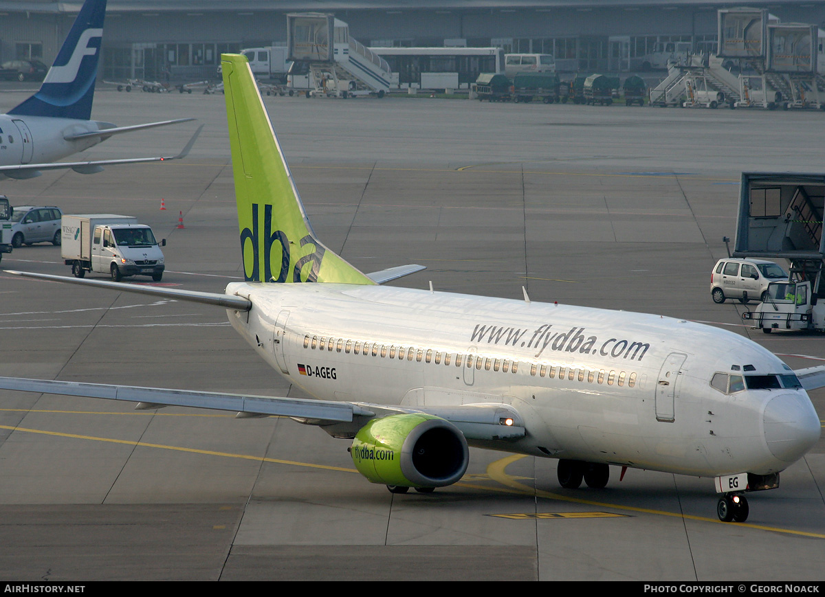 Aircraft Photo of D-AGEG | Boeing 737-35B | DBA - Deutsche BA | AirHistory.net #247447