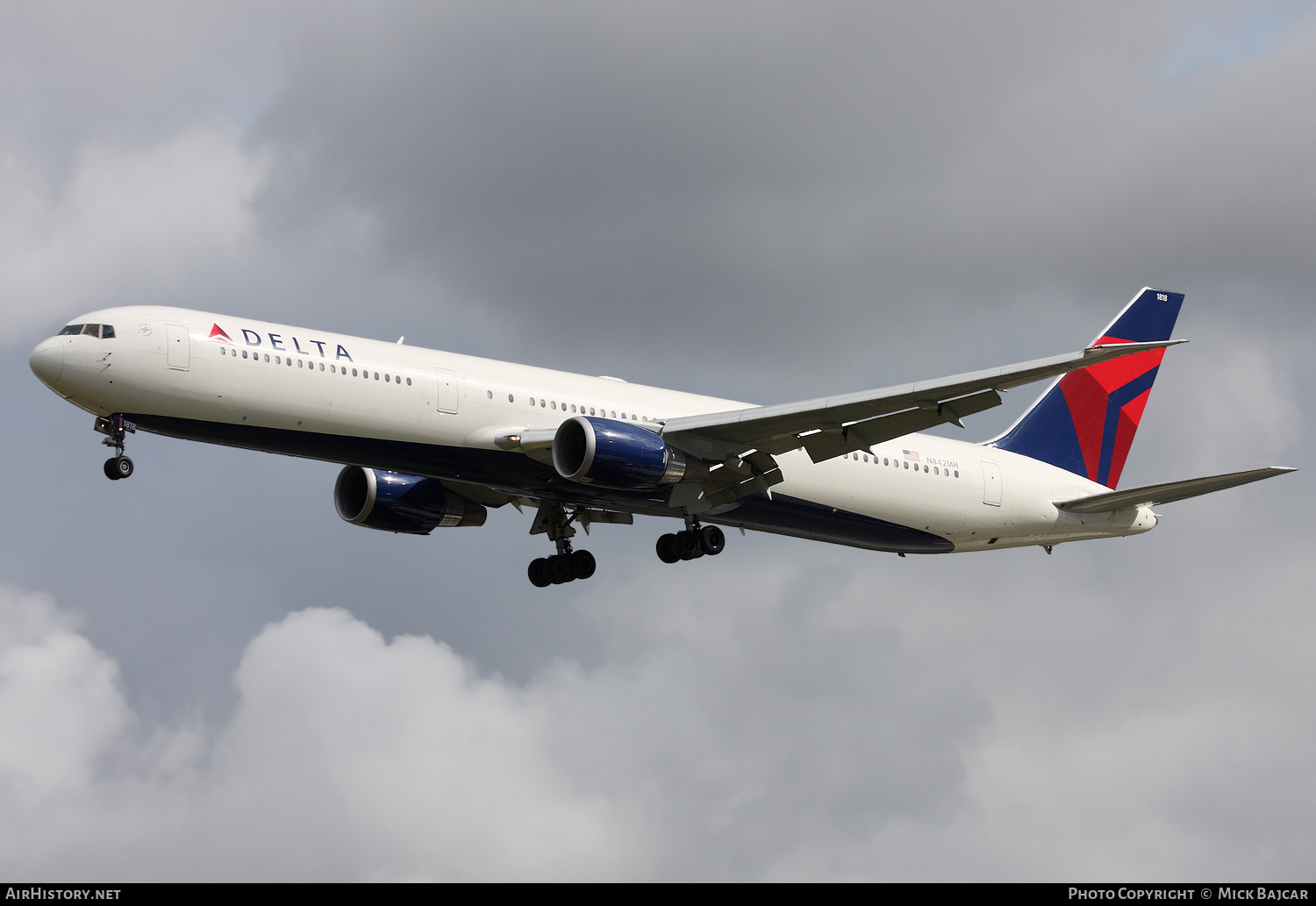 Aircraft Photo of N842MH | Boeing 767-432/ER | Delta Air Lines | AirHistory.net #247456