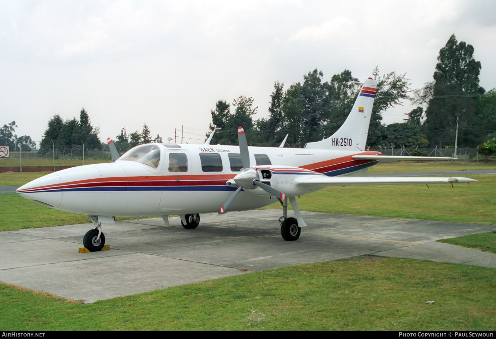 Aircraft Photo of HK-2510 | Piper Aerostar 601P | SAER Colombia | AirHistory.net #247457
