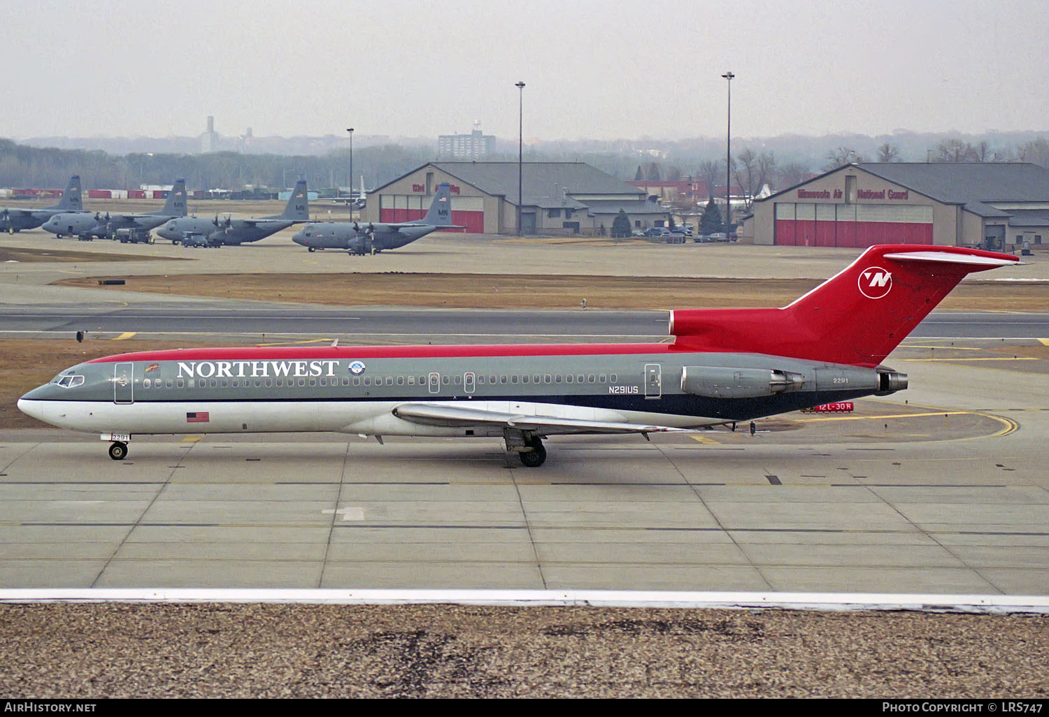 Aircraft Photo of N291US | Boeing 727-251/Adv | Northwest Airlines | AirHistory.net #247479