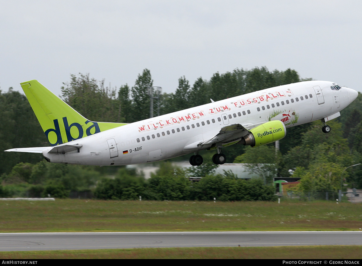 Aircraft Photo of D-ADIF | Boeing 737-3L9 | DBA - Deutsche BA | AirHistory.net #247485