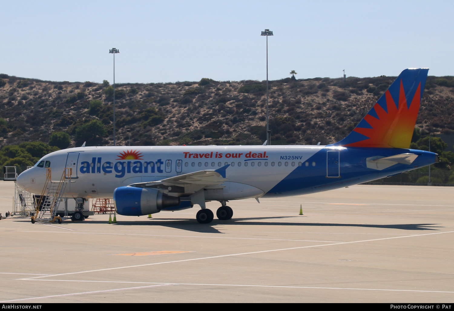 Aircraft Photo of N325NV | Airbus A319-112 | Allegiant Air | AirHistory.net #247486