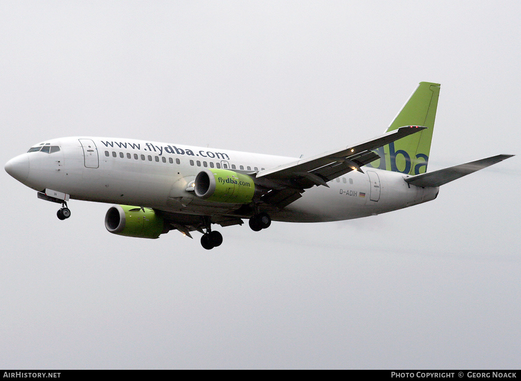 Aircraft Photo of D-ADIH | Boeing 737-3Y0 | DBA - Deutsche BA | AirHistory.net #247494