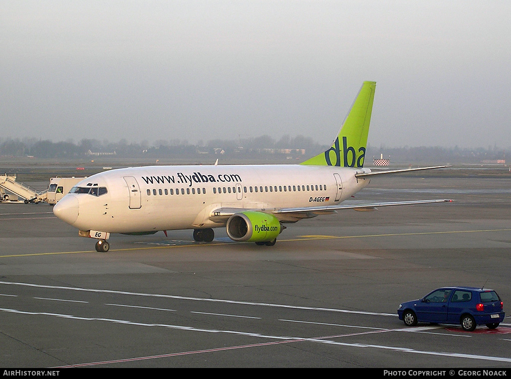 Aircraft Photo of D-AGEG | Boeing 737-35B | DBA - Deutsche BA | AirHistory.net #247507