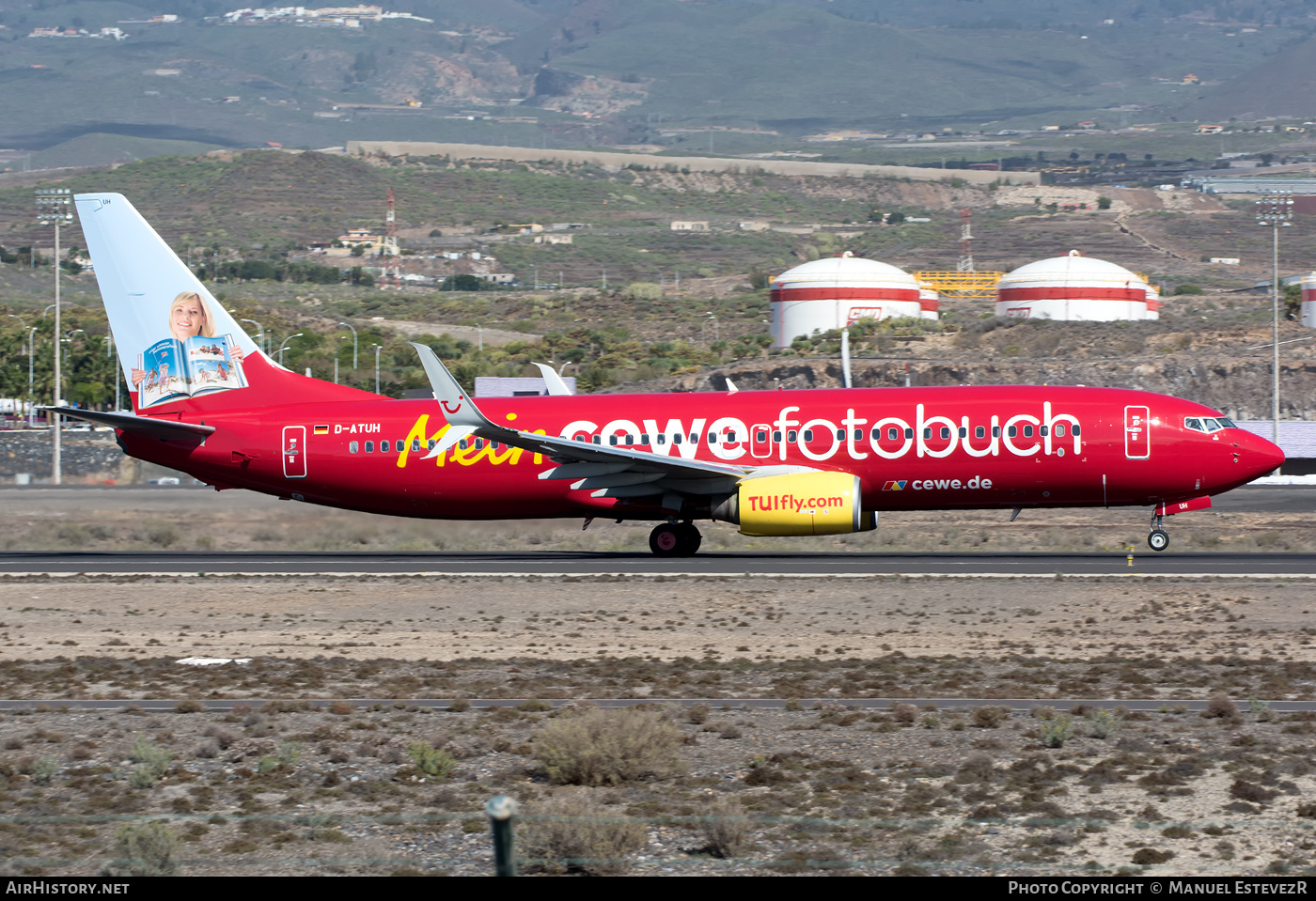 Aircraft Photo of D-ATUH | Boeing 737-8K5 | TUIfly | AirHistory.net #247545
