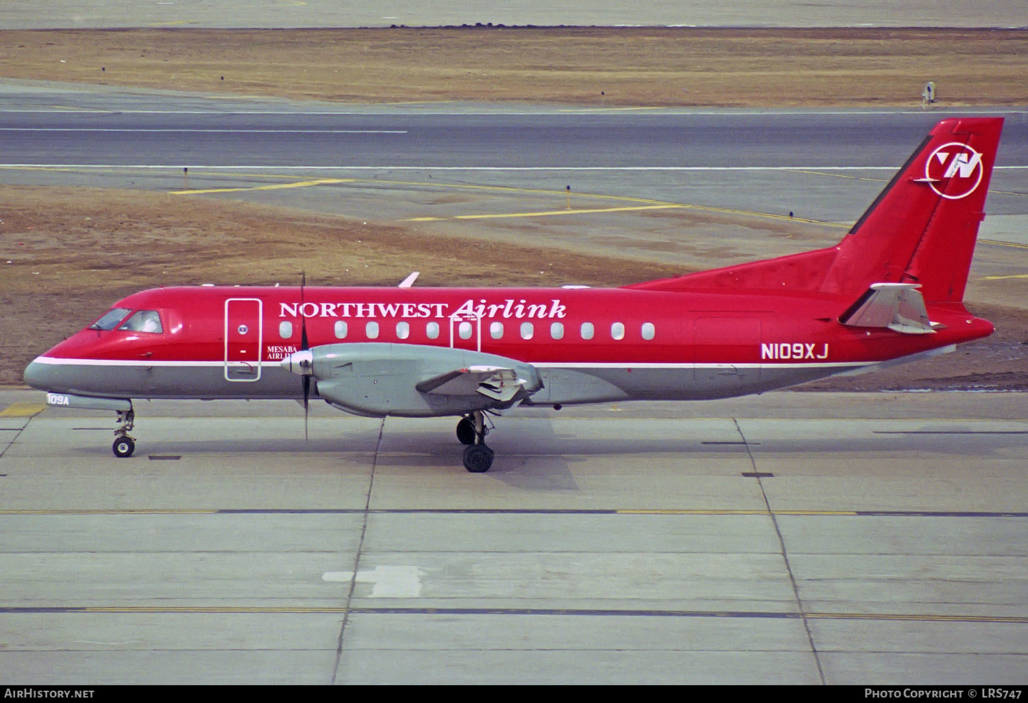 Aircraft Photo of N109XJ | Saab 340A | Northwest Airlink | AirHistory.net #247614