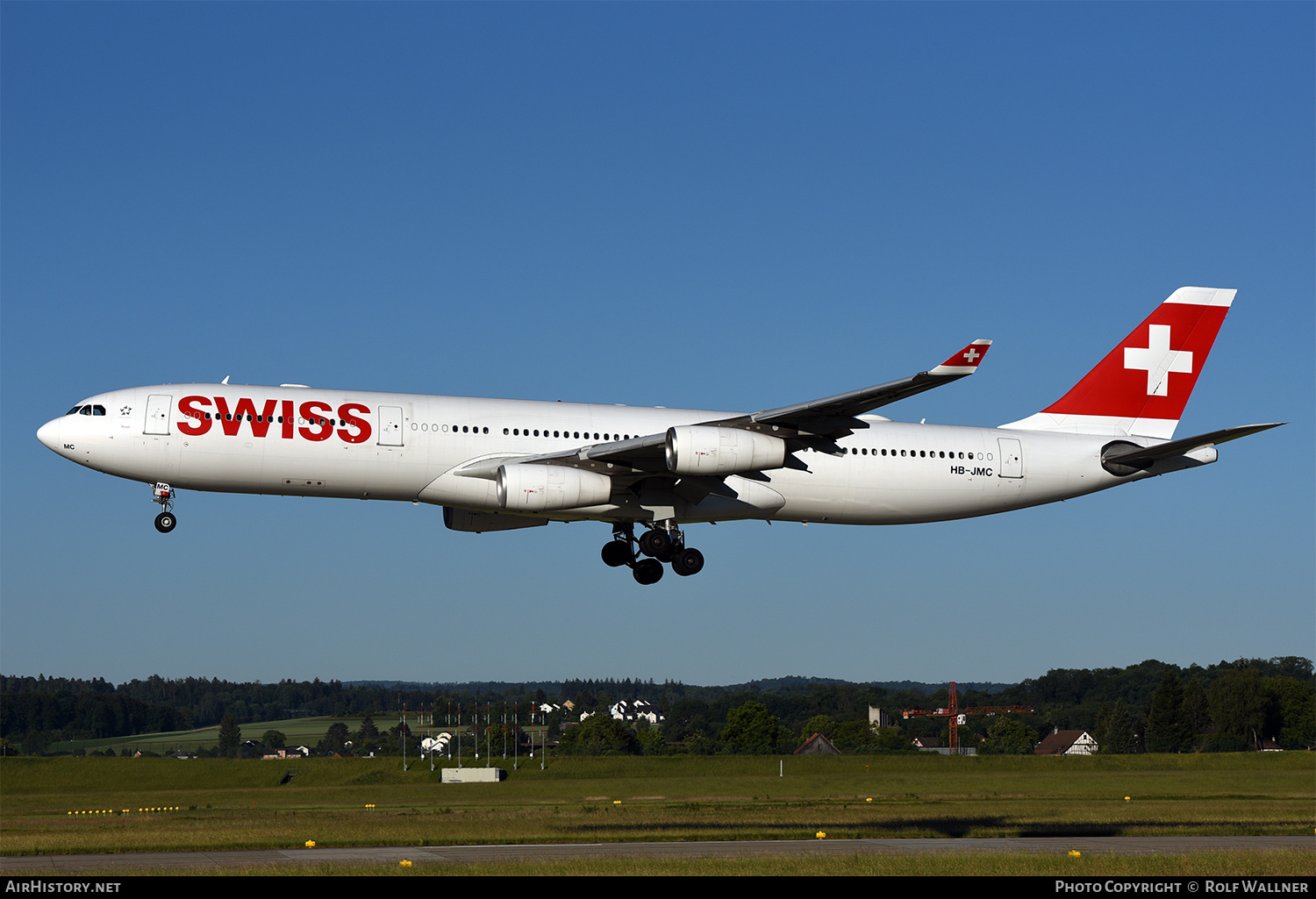 Aircraft Photo of HB-JMC | Airbus A340-313X | Swiss International Air Lines | AirHistory.net #247617