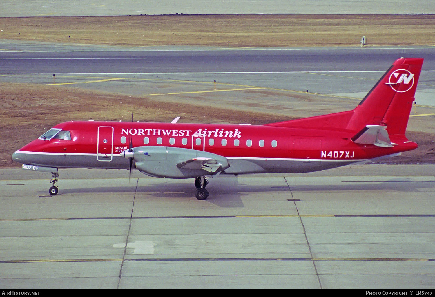 Aircraft Photo of N407XJ | Saab 340B/Plus | Northwest Airlink | AirHistory.net #247618