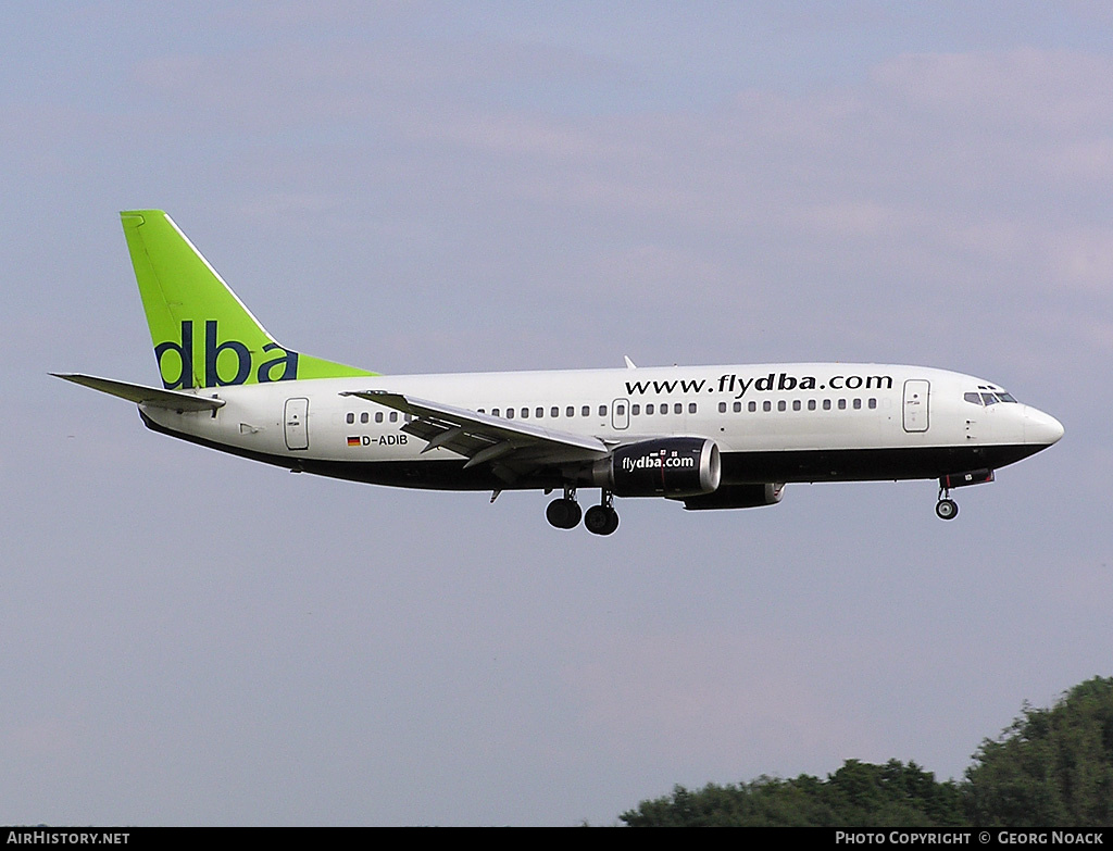 Aircraft Photo of D-ADIB | Boeing 737-36Q | DBA - Deutsche BA | AirHistory.net #247633
