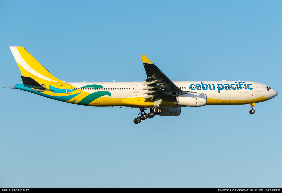 Aircraft Photo of RP-C3341 | Airbus A330-343 | Cebu Pacific Air | AirHistory.net #247648
