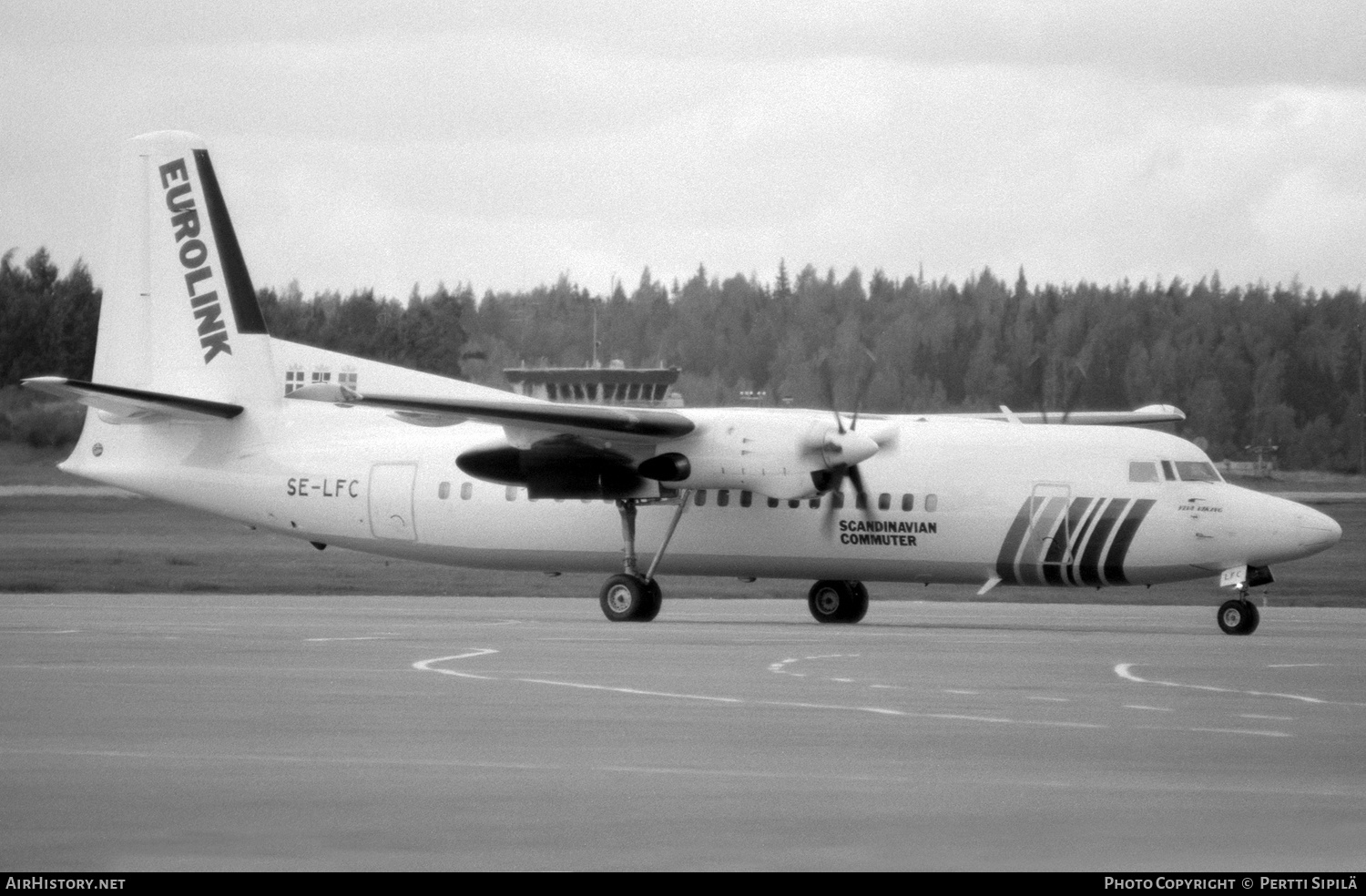 Aircraft Photo of SE-LFC | Fokker 50 | Scandinavian Commuter - Eurolink | AirHistory.net #247659