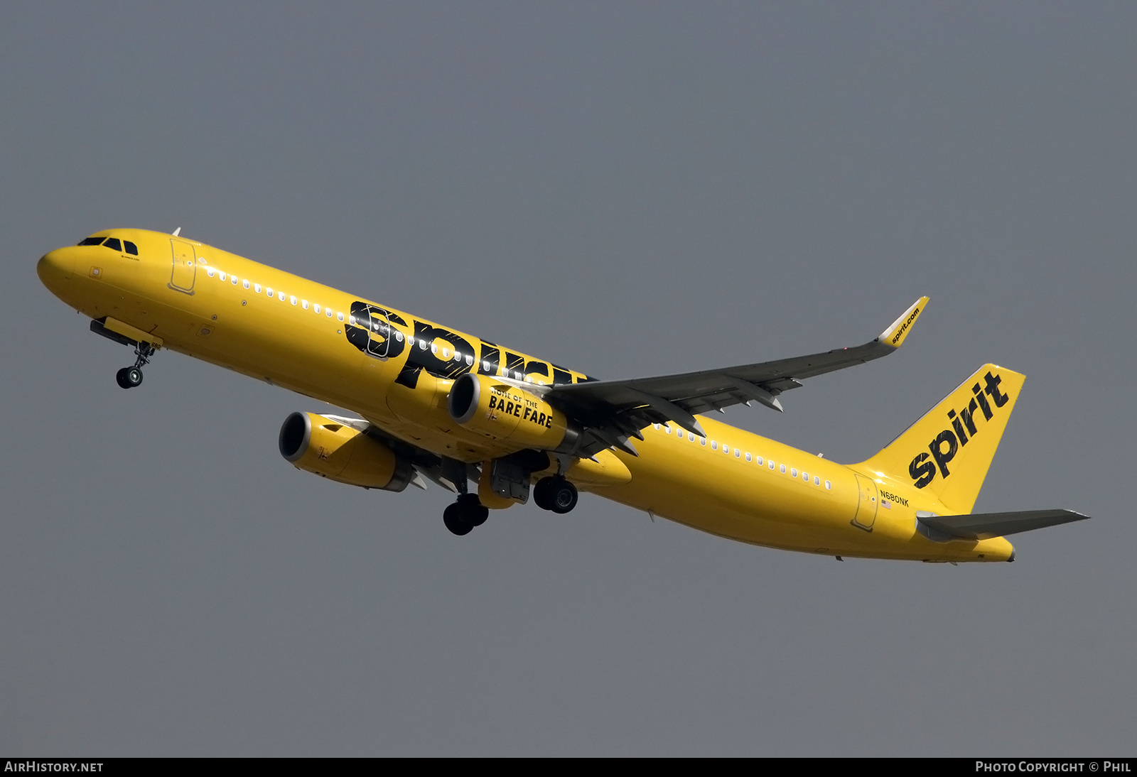 Aircraft Photo of N680NK | Airbus A321-231 | Spirit Airlines | AirHistory.net #247670