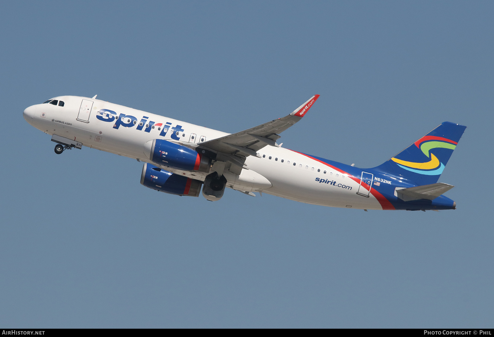 Aircraft Photo of N632NK | Airbus A320-232 | Spirit Airlines | AirHistory.net #247671