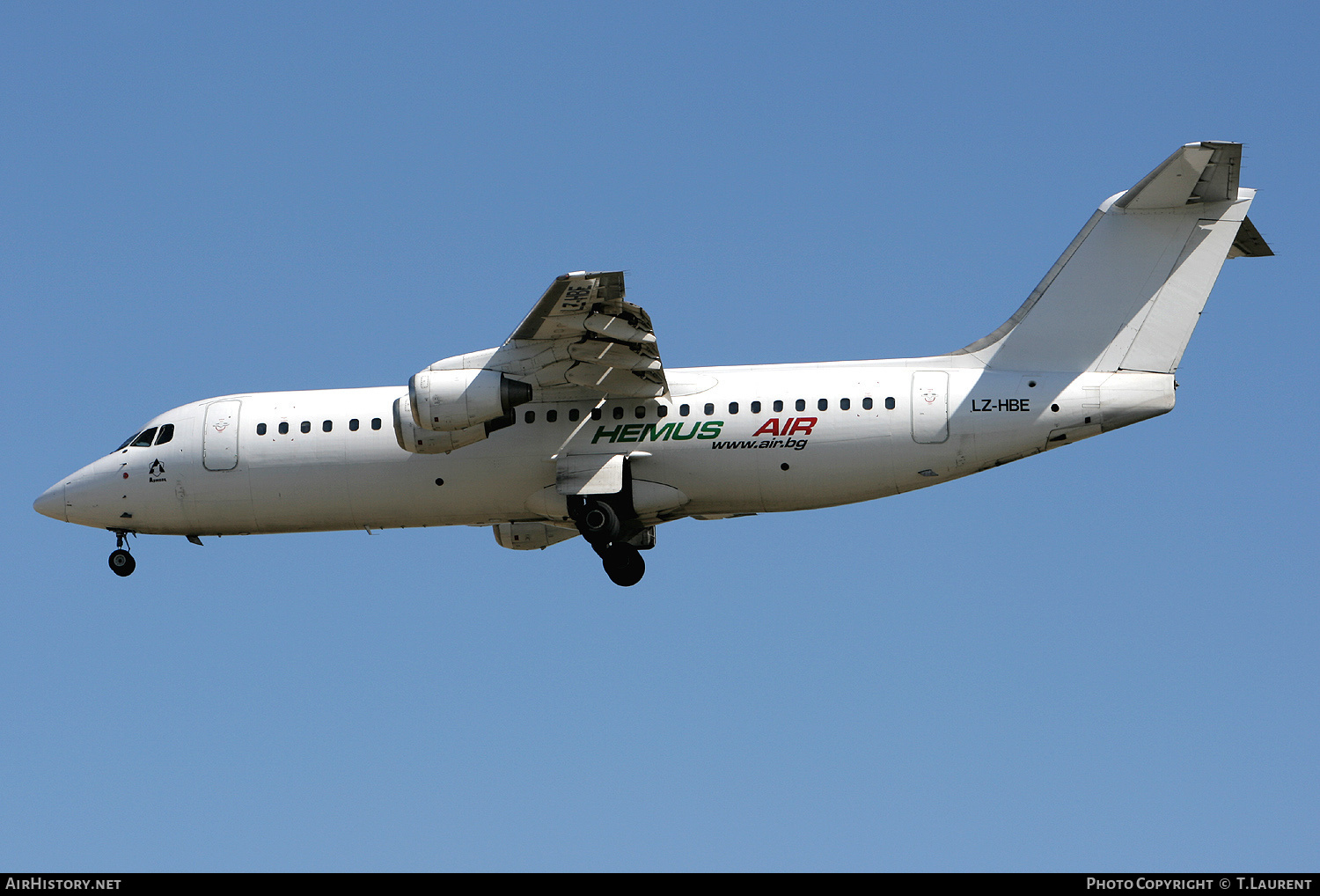 Aircraft Photo of LZ-HBE | British Aerospace BAe-146-300 | Hemus Air | AirHistory.net #247674