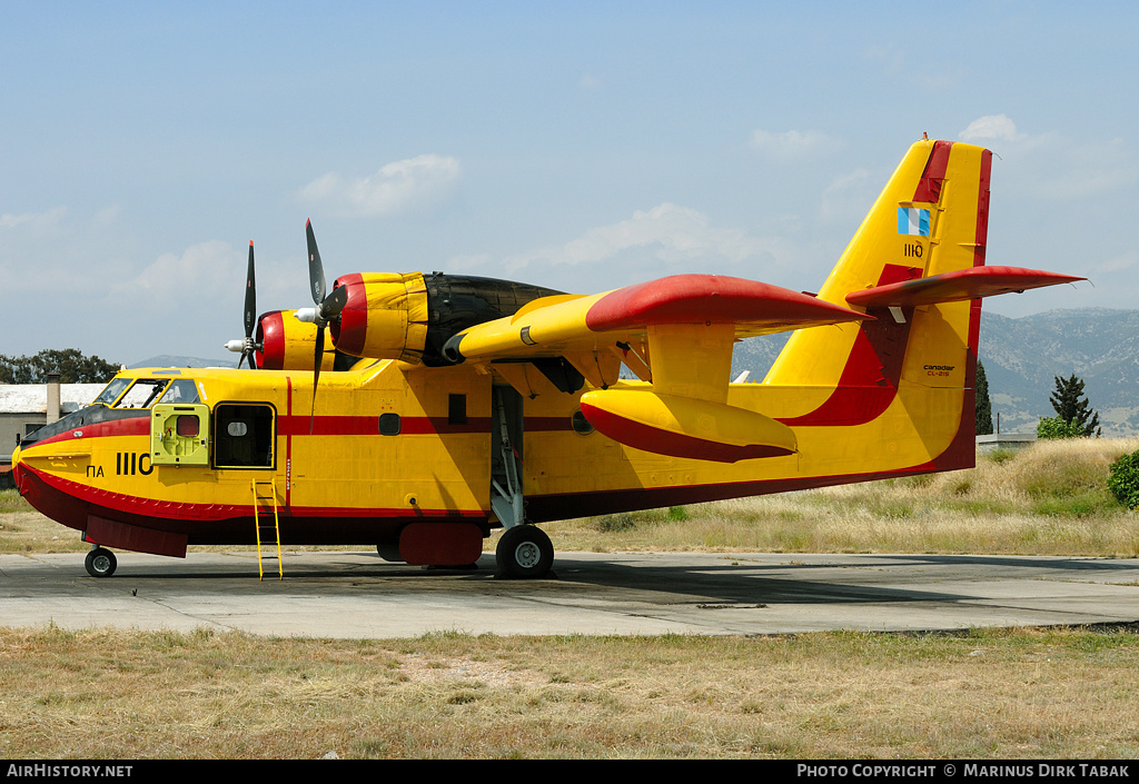 Aircraft Photo of 1110 | Canadair CL-215-V (CL-215-1A10) | Greece - Air Force | AirHistory.net #247676