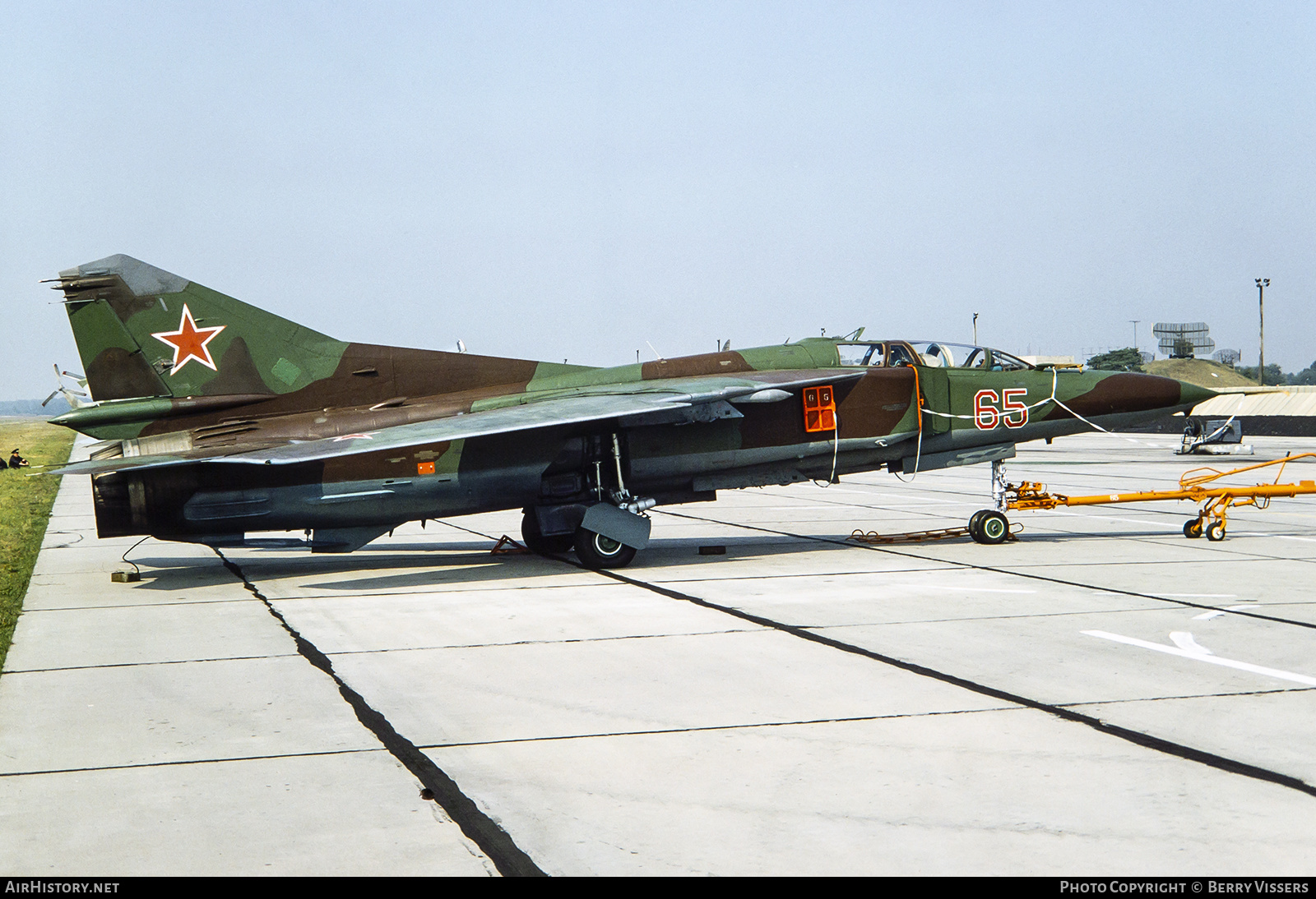 Aircraft Photo of 65 red | Mikoyan-Gurevich MiG-23UB | Soviet Union - Air Force | AirHistory.net #247696