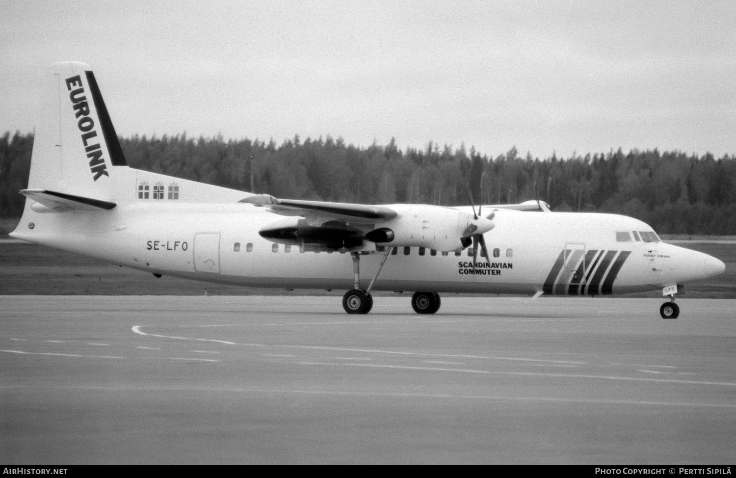Aircraft Photo of SE-LFO | Fokker 50 | Scandinavian Commuter - Eurolink | AirHistory.net #247697