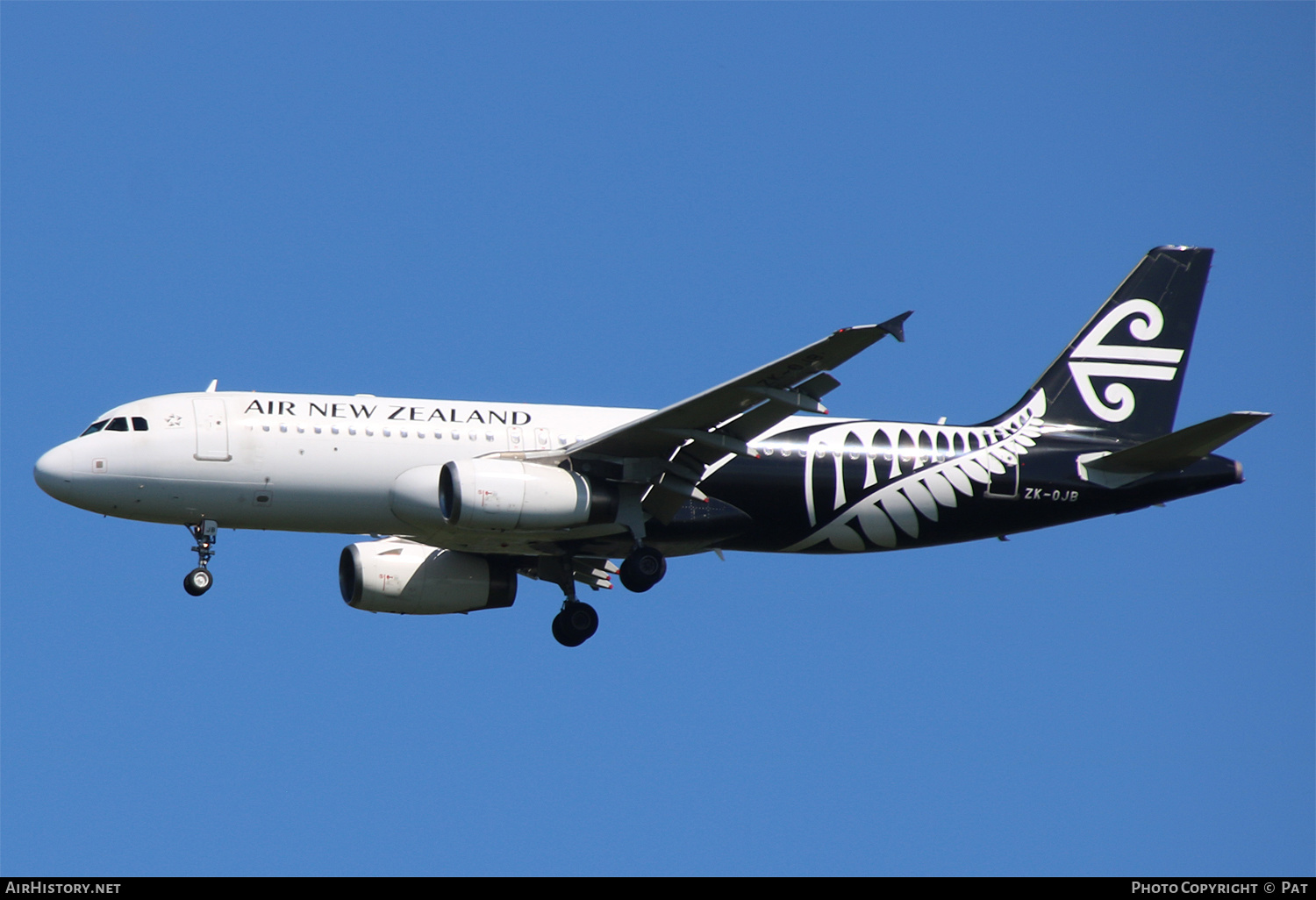 Aircraft Photo of ZK-OJB | Airbus A320-232 | Air New Zealand | AirHistory.net #247733