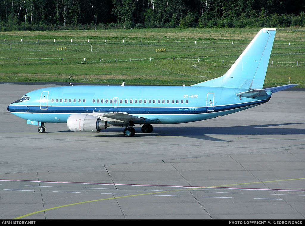 Aircraft Photo of OY-APK | Boeing 737-5L9 | AirHistory.net #247744