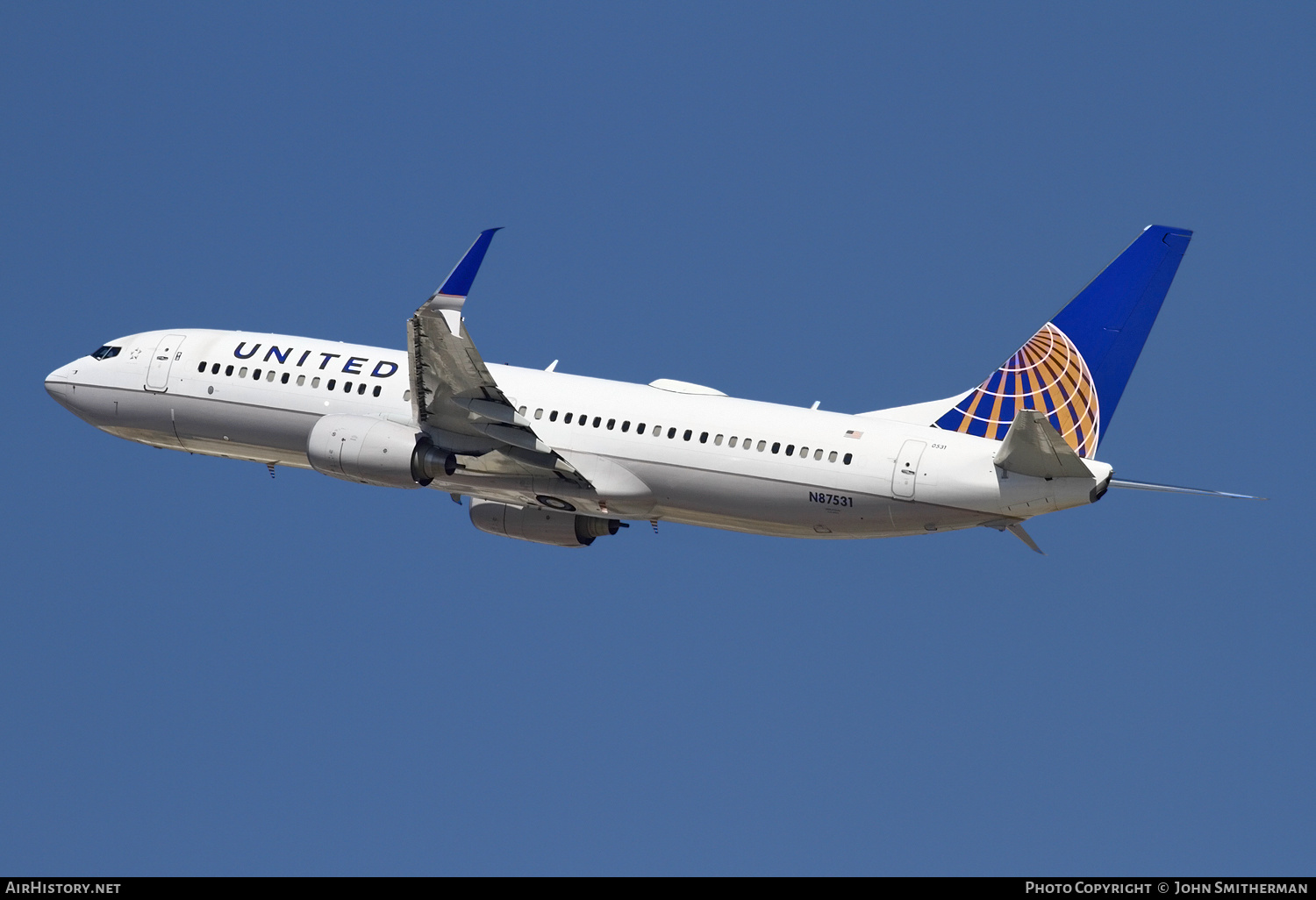 Aircraft Photo of N87531 | Boeing 737-824 | United Airlines | AirHistory.net #247750