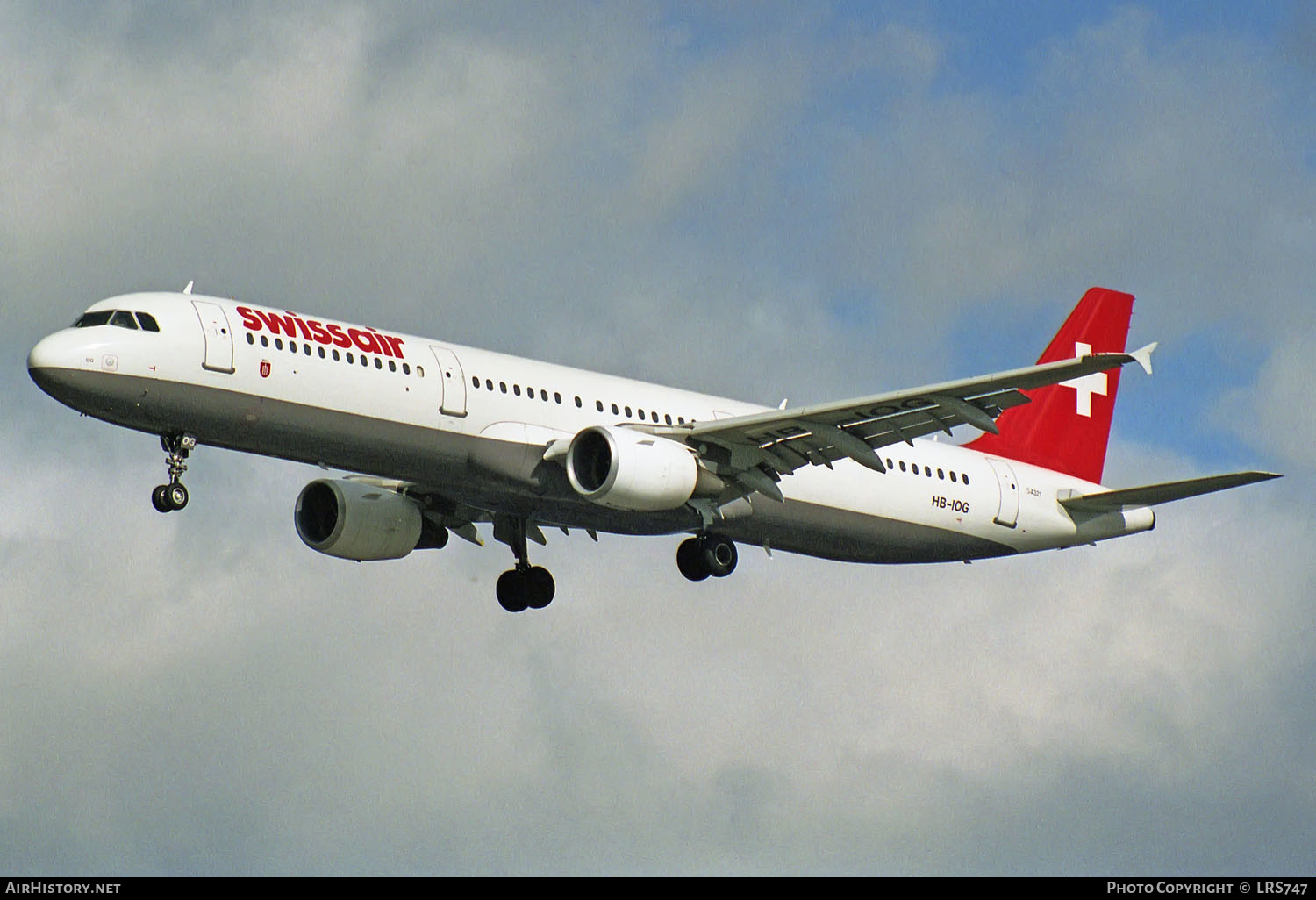 Aircraft Photo of HB-IOG | Airbus A321-111 | Swissair | AirHistory.net #247760