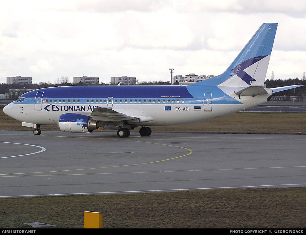 Aircraft Photo of ES-ABI | Boeing 737-5L9 | Estonian Air | AirHistory.net #247769