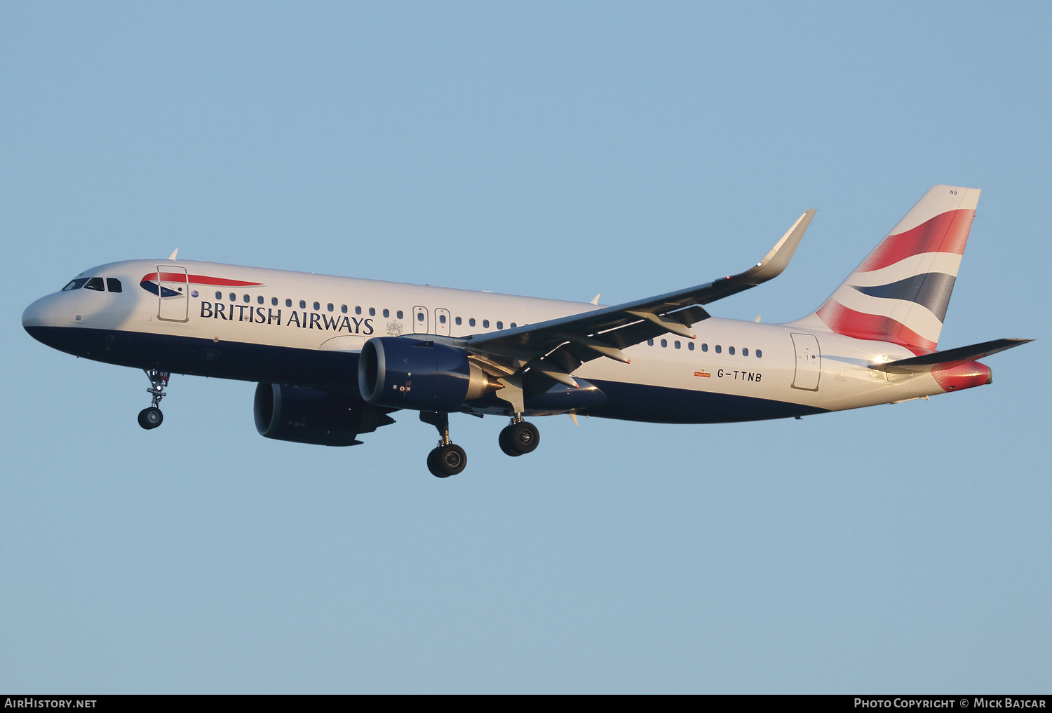 Aircraft Photo of G-TTNB | Airbus A320-251N | British Airways | AirHistory.net #247794