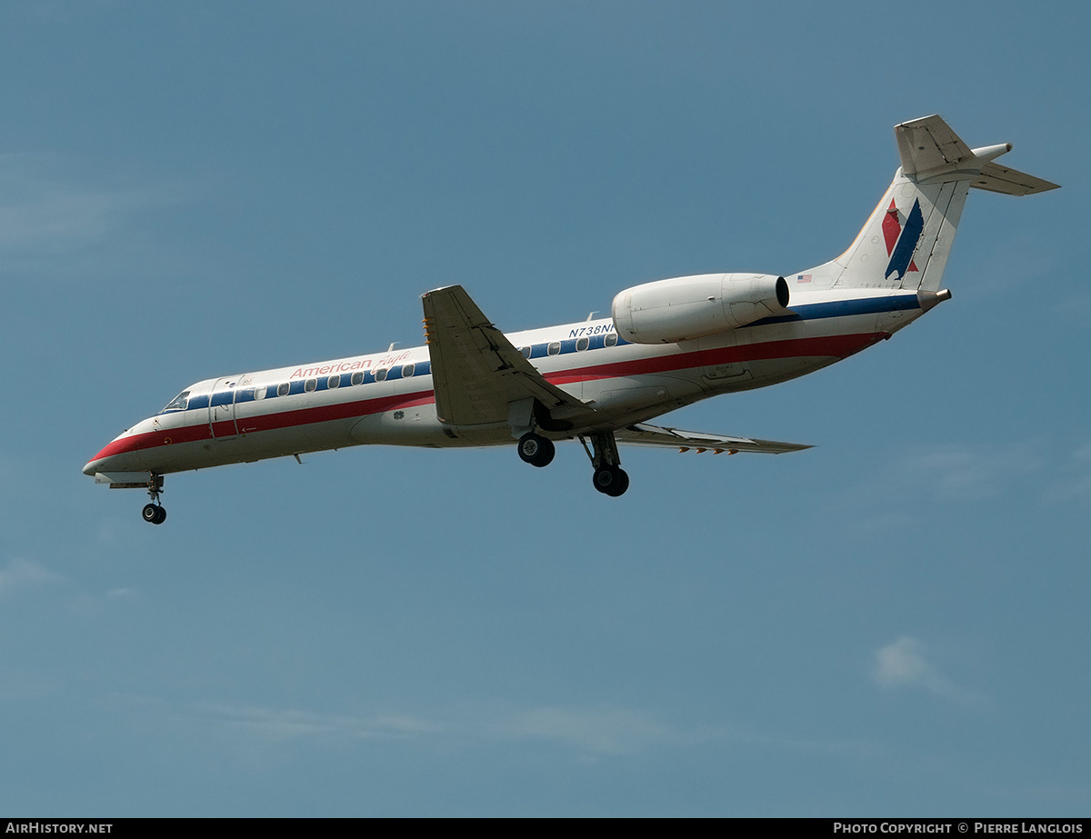 Aircraft Photo of N738NR | Embraer ERJ-135LR (EMB-135LR) | American Eagle | AirHistory.net #247838