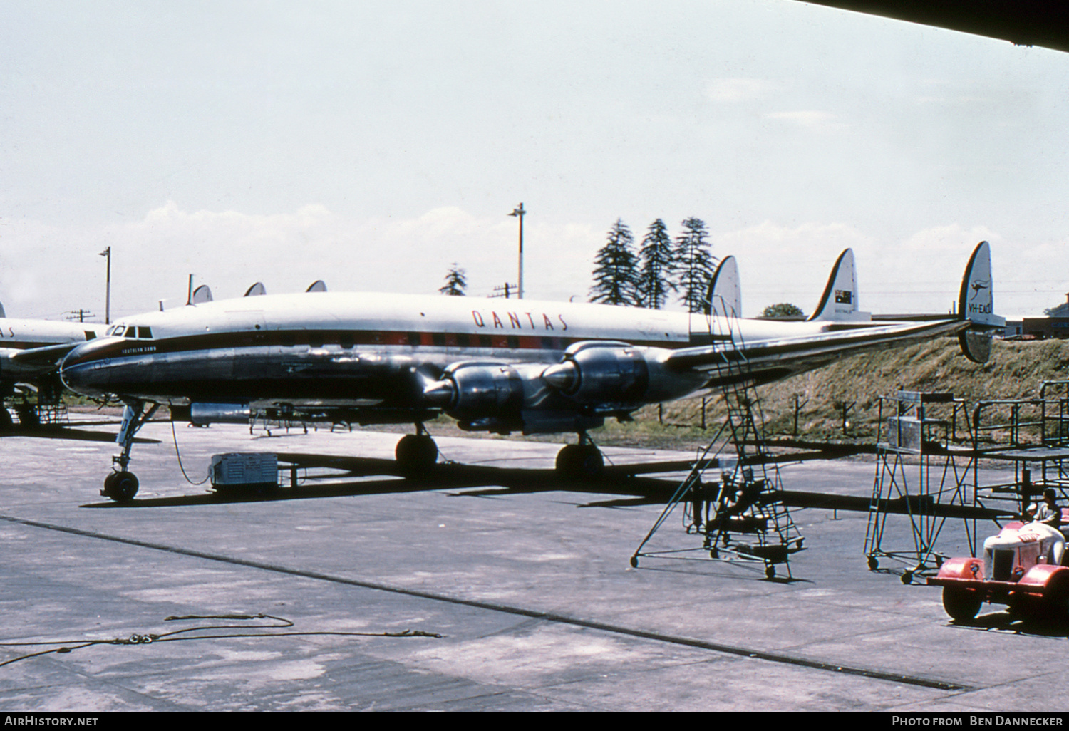 Aircraft Photo of VH-EAD | Lockheed L-1049G Super Constellation | Qantas | AirHistory.net #247870