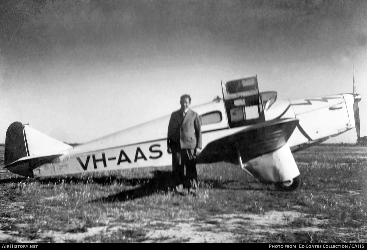 Aircraft Photo of VH-AAS | Miles M.3A Falcon Major | AirHistory.net #247878