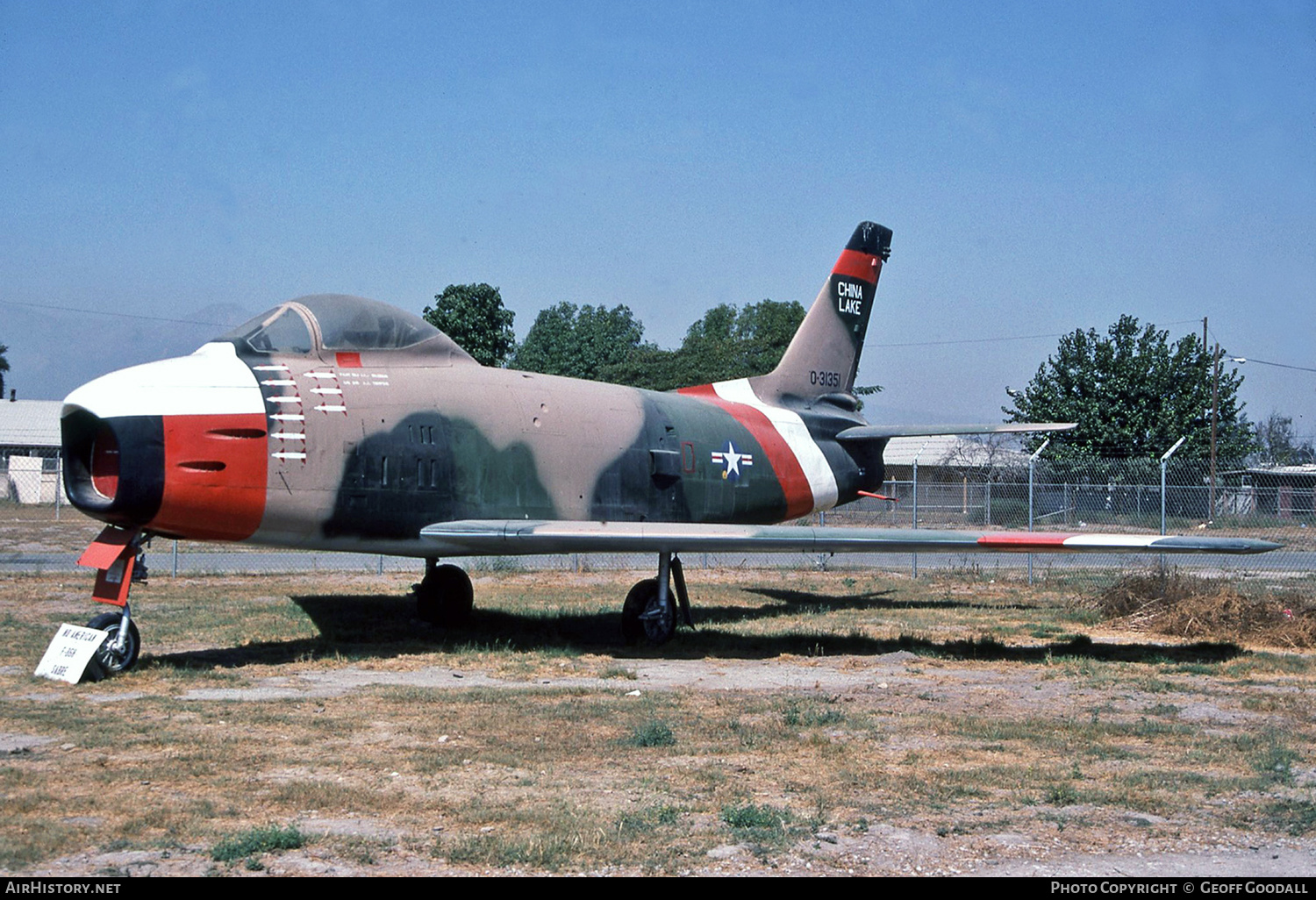 Aircraft Photo of 53-1351 / 0-31351 | North American F-86H Sabre | USA - Air Force | AirHistory.net #247882