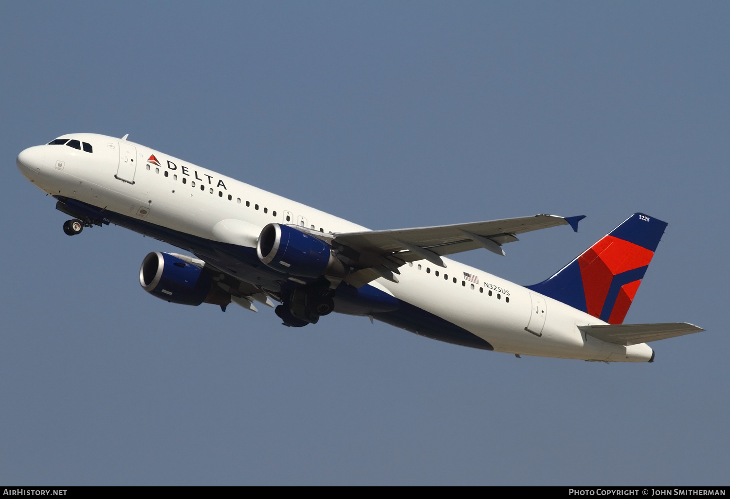 Aircraft Photo of N325US | Airbus A320-211 | Delta Air Lines | AirHistory.net #247883