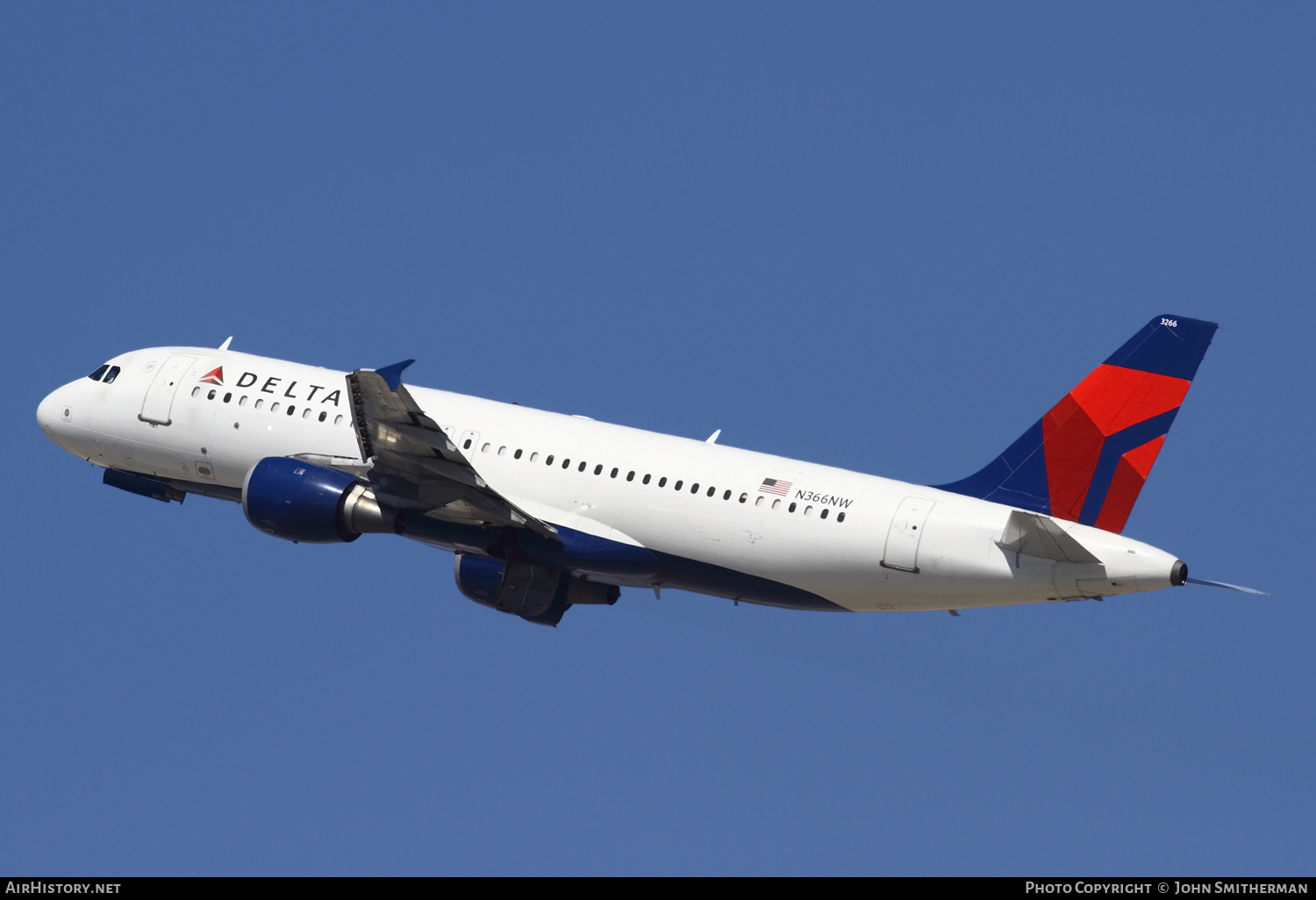 Aircraft Photo of N366NW | Airbus A320-212 | Delta Air Lines | AirHistory.net #247885