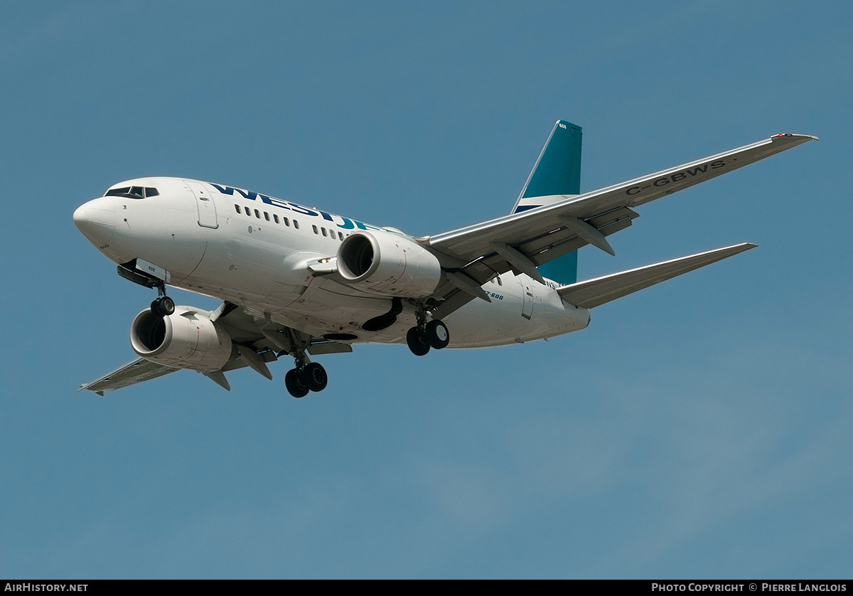 Aircraft Photo of C-GBWS | Boeing 737-6CT | WestJet | AirHistory.net #247893