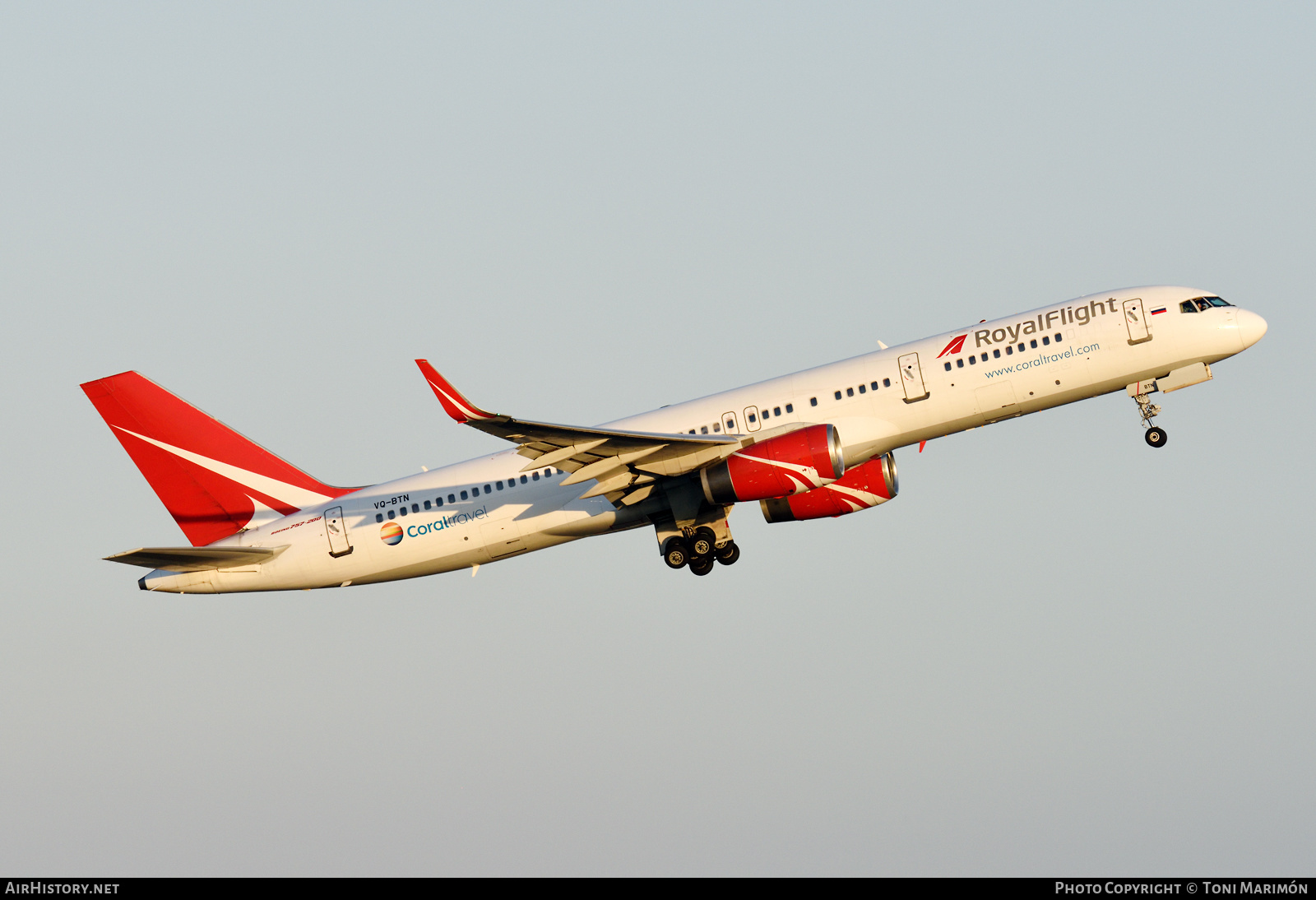 Aircraft Photo of VQ-BTN | Boeing 757-256 | Royal Flight Airlines | AirHistory.net #247913