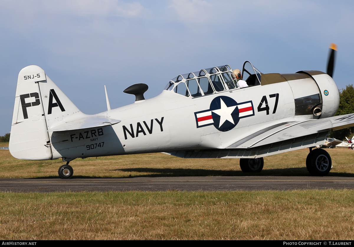Aircraft Photo of F-AZRB / 90747 | North American SNJ-5 Texan | USA - Navy | AirHistory.net #247915