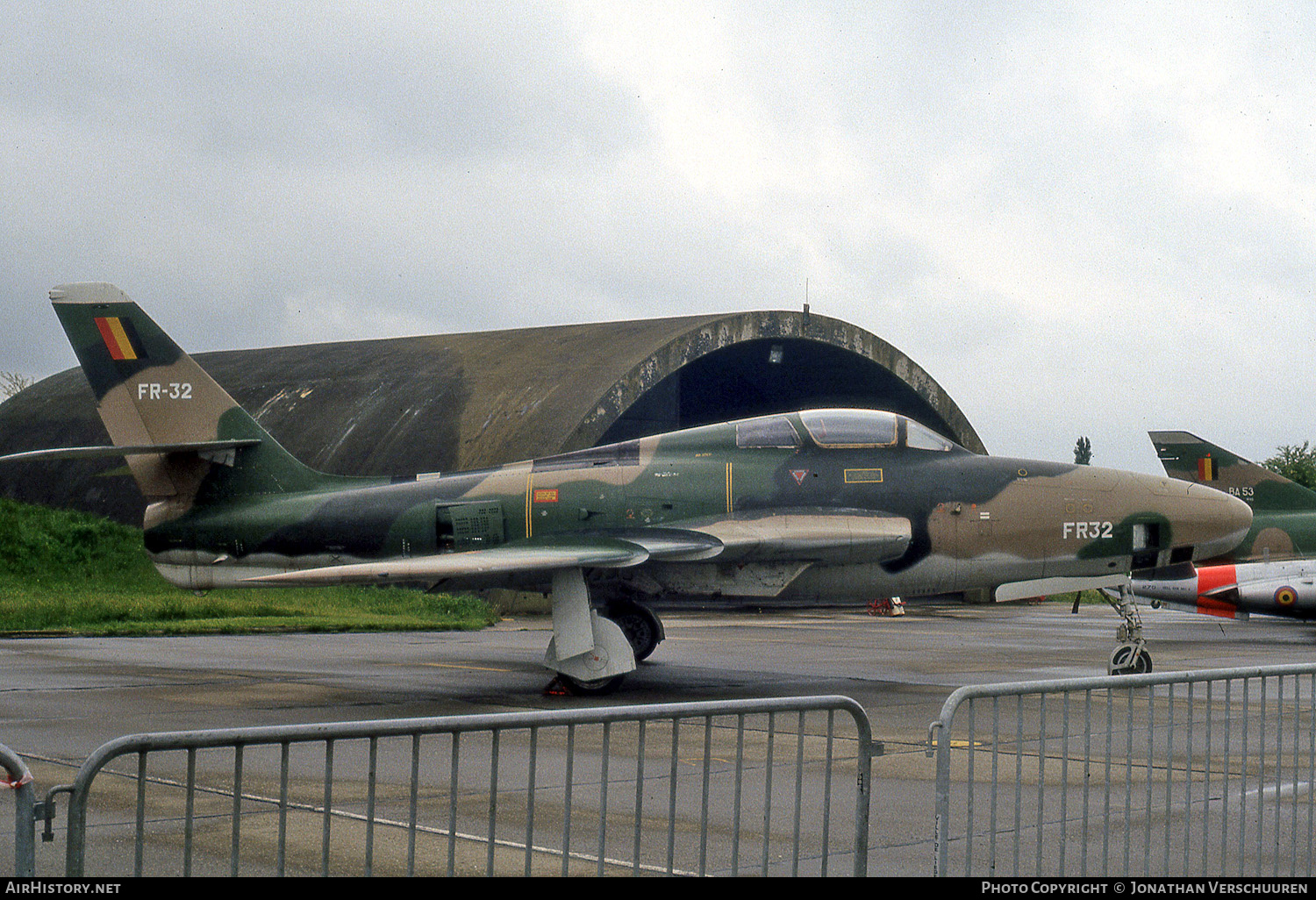 Aircraft Photo of FR32 | Republic RF-84F Thunderflash | Belgium - Air Force | AirHistory.net #247958