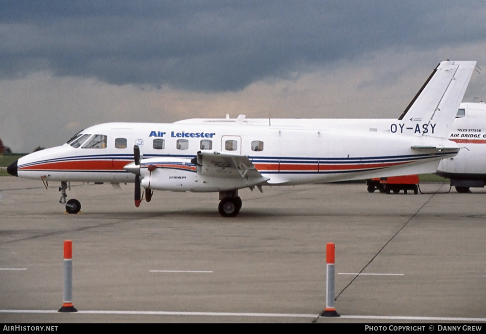 Aircraft Photo of OY-ASY | Embraer EMB-110P1 Bandeirante | Air Leicester | AirHistory.net #248001